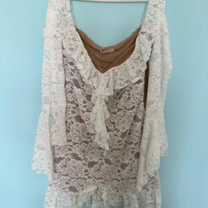 Meshki lindsay pliss dress